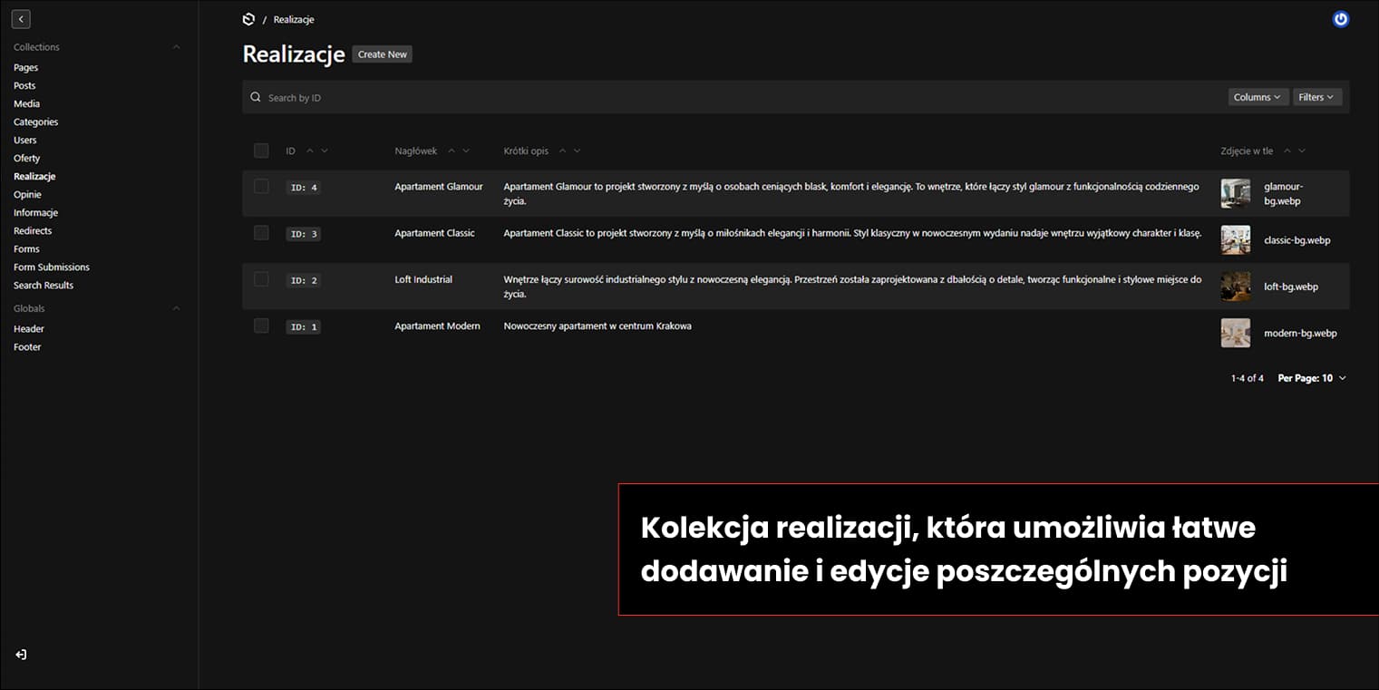 Strona dla projektanta wnętrz